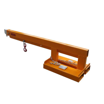 Landy Attachments Crane Jibs (Fixed & Tilt) | Capacity 5500–9900 lb | Short & Long Reach | 8-30 GPM | 2-5 Tons | For Forklifts, Skid Steers & Excavators