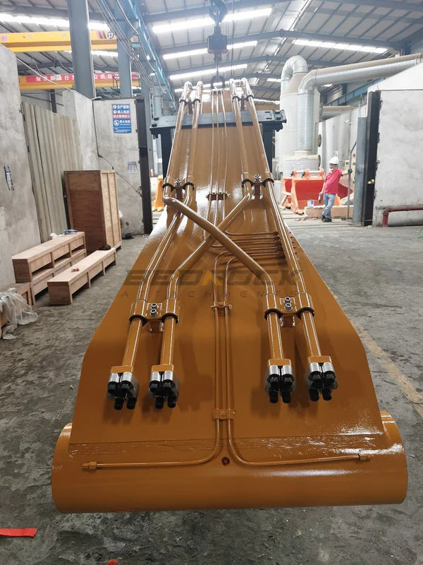 Bedrock Attachments Long Reach Arm and Boom | Reach 55' Ft | Machine Size 45-50 Tons | For Excavators SANY SY500