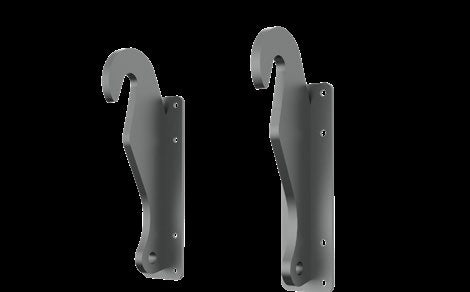 Tanco Bolt-On Brackets | Model 7006 Series | Width 8" To 16" | For Euro, Mx, Fauchueux, Manitou, Jcb Q/Fit, New Holland, Caterpiller, Schaffer, Bobcat