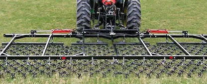 Ogden Metalworks Hydraulic Fold Drag Harrows | Model HC Series | Working Width 16'-30' | For Tractors
