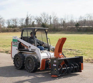 Titan Attachments Snow Blower | Cutting Width 58" & 70" inches | Hydraulic Flow Rate 18-25 GPM | For Skid Steer