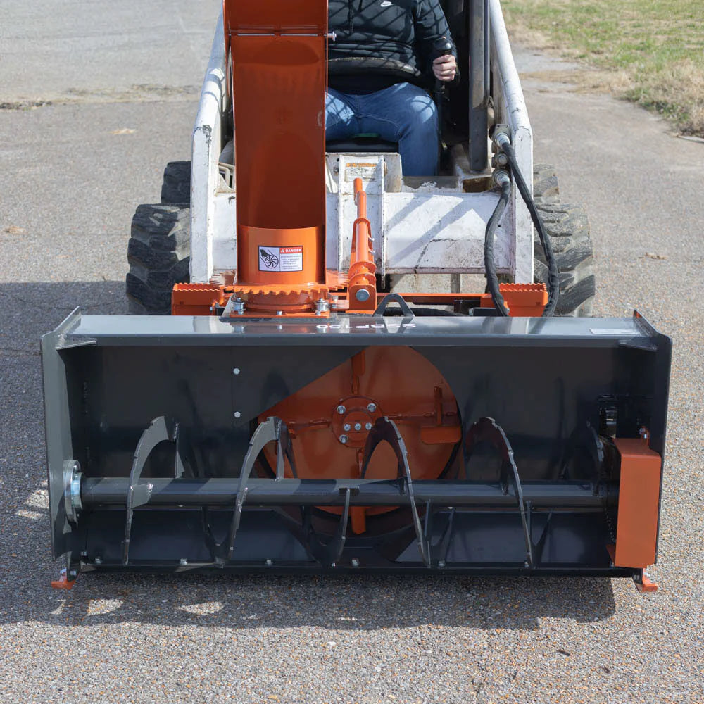 Titan Attachments Skid Steer Snow Blower | 58" & 70" Working Width | For Skid Steer