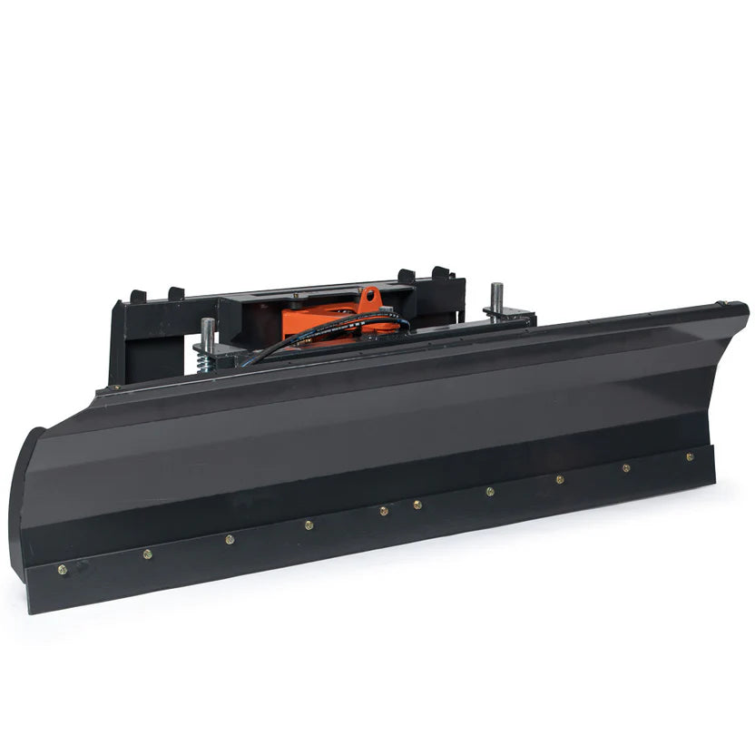 Titan Attachments Hydraulic Dozer Blade | 79″–92″ Width | 28° Hydraulic Angle | 497–559 lb | 10–25 GPM Flow | For Skid Steers