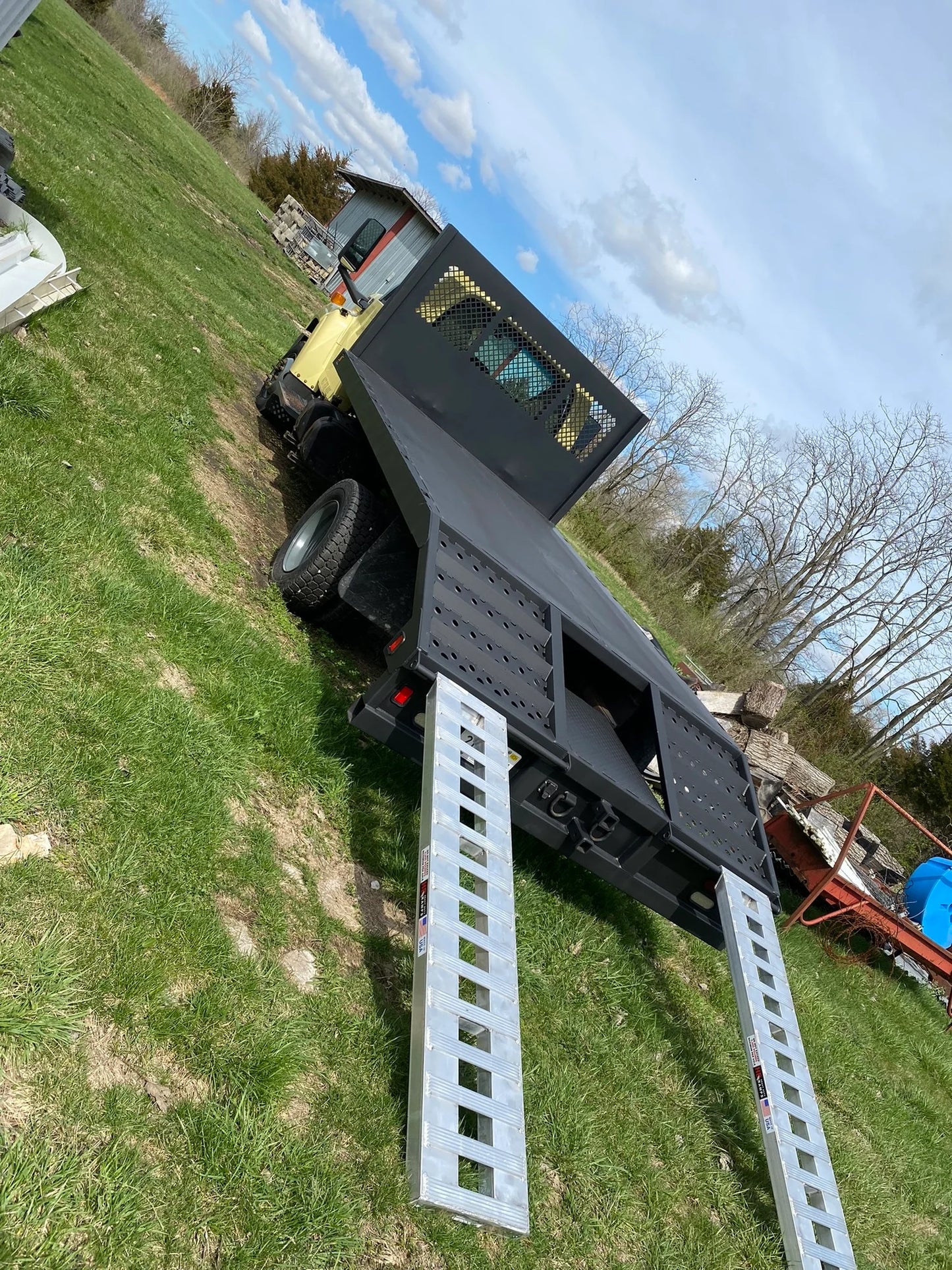Heavy Duty Ramps Heavy Equipment Loading Ramps | Model 08-15-072-05-S | Size 6' L x 15" W | Capacity 8,000 lb. Per Axle | Horsepower 23 HP | For loading Heavy Machineries
