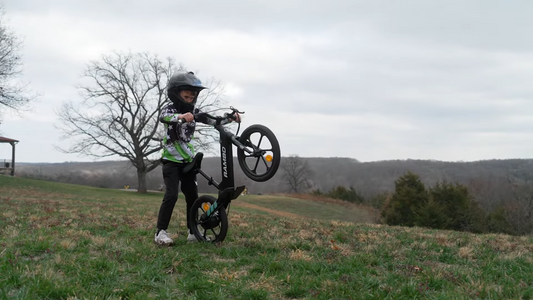 Rambo | Kids E-Bike | Model 16" Lil Whip | Width 16" Wheels | 14 MPH Max Speed | 250W Motor | 24V 7Ah Battery | For 4–8 Ages, Up To 75 lbs