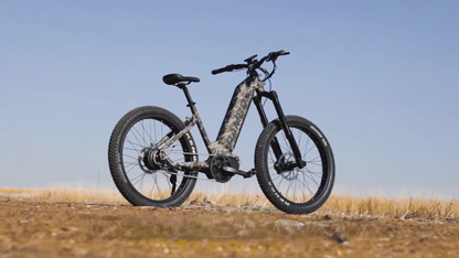 Rambo | E-Bike | Model Bushwacker 2.0 | Width 26" Tires | 1000W Mid-Drive Motor | Up to 118-Mile Range | 48V 15Ah LG Battery