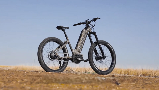 Rambo | E-Bike | Model Bushwacker 2.0 | Width 26" Tires | 1000W Mid-Drive Motor | Up to 118-Mile Range | 48V 15Ah LG Battery