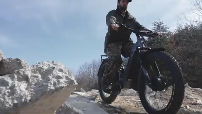 Rambo | E-Bike | Model Hellcat FS All-Wheel Drive | Dual 1000W Hub Motors | Up to 110-Mile Range | 48V 20Ah LG Battery