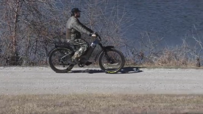 Rambo | E-Bike | Model Hellcat FS All-Wheel Drive | Dual 1000W Hub Motors | Up to 110-Mile Range | 48V 20Ah LG Battery
