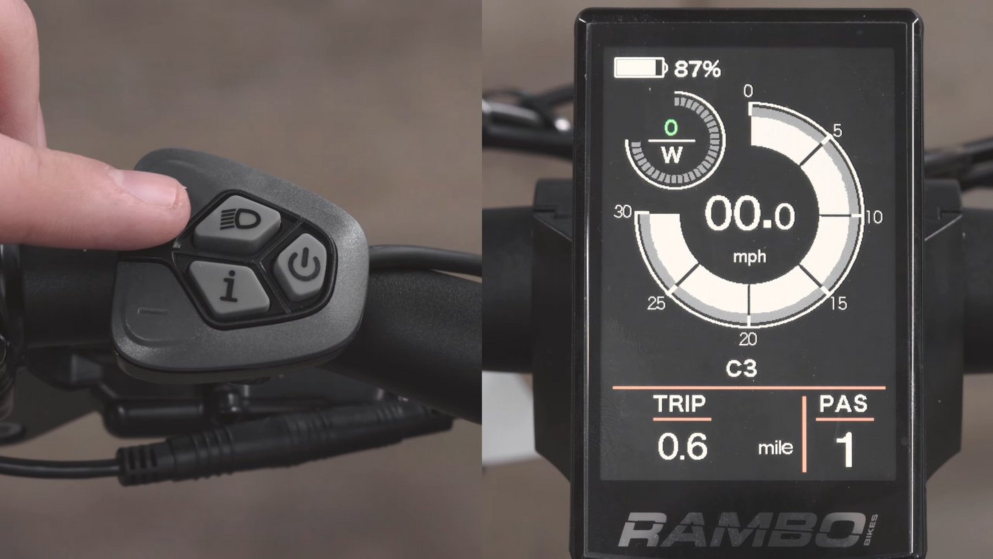 Rambo | E-Bikes | Model Savage 2.0 | 750W-1000W Bafang Hub Motor | Up to 65 Miles Range | 48V 15Ah LG Battery | Speed Up to 30 MPH