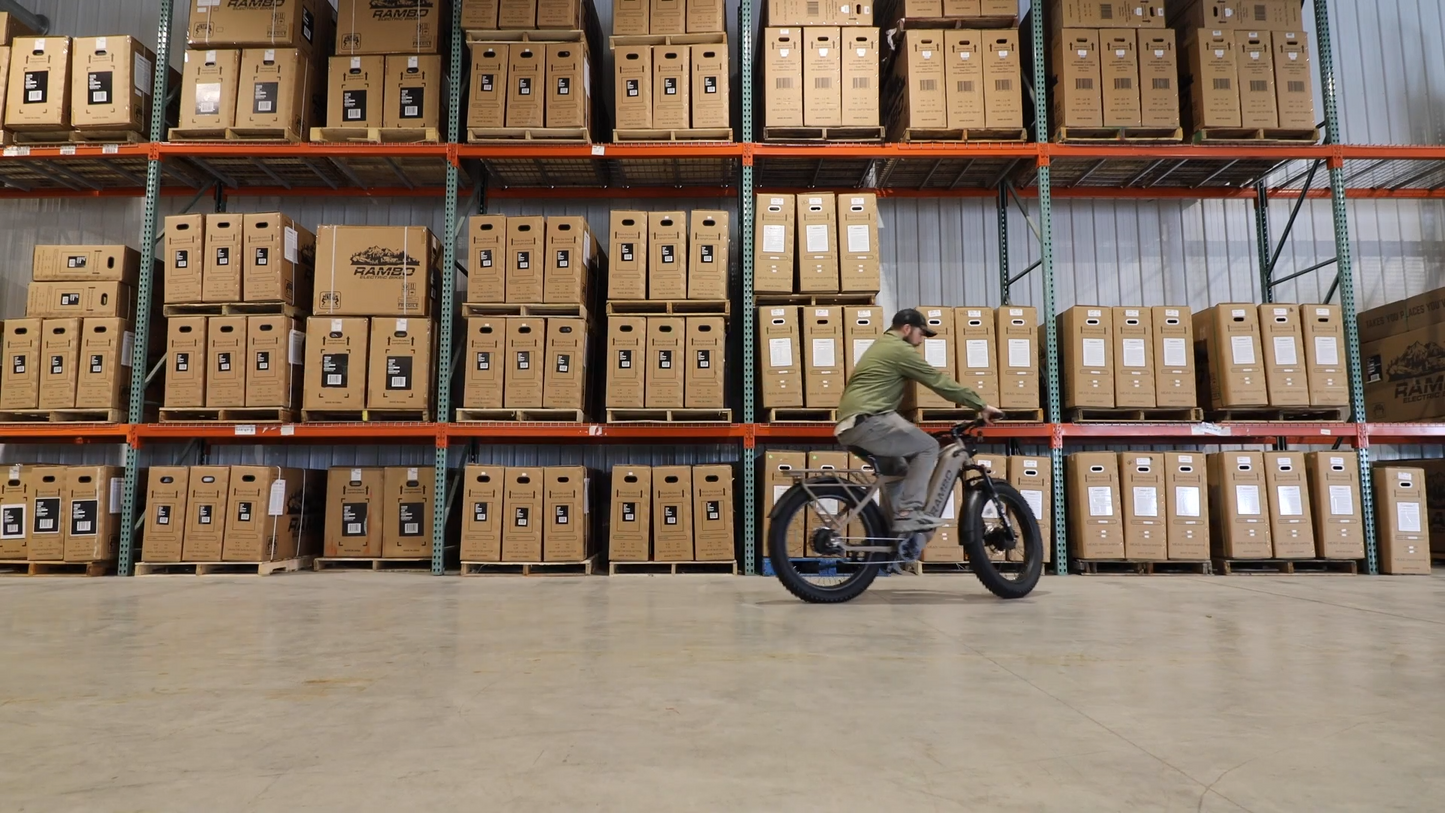 Rambo | E-Bike | Model Megatron 4.0 AWD | Dual 1000W Bafang Hub Motors | 48V 20Ah LG Battery | Up to 110 Miles Range | Speed Up-To 36 MPH