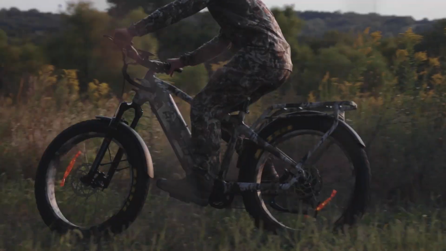 Rambo | E-Bike | Model Venom 2.0 | 1,000W Ultra Drive Mid-Motor | Speed Up-To 32 Mph | Up to 65-Mile Range | 48V 20Ah LG Battery