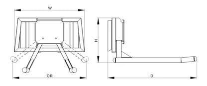 Landy Attachments Hydraulic Bale Lifter | Width 51"-52" | 16 GPM | For Skid Steers