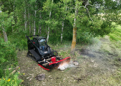 Erskine BCX Open Front Brush Cutter | Model 74” & 80” | 10” Cutting Capacity | 15–41 GPM | For Skid Steer