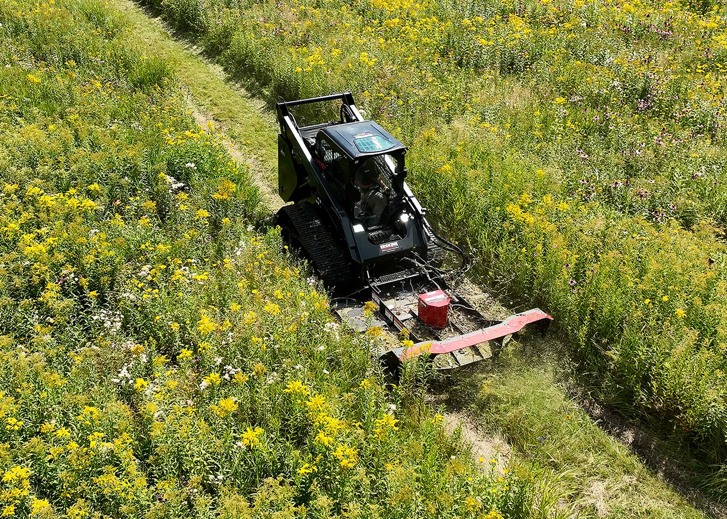 Erskine BCX Open Front Brush Cutter | Model 74” & 80” | 10” Cutting Capacity | 15–41 GPM | For Skid Steer