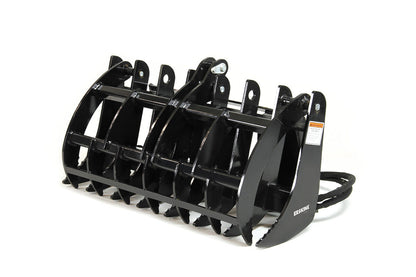 Erskine Mini Industrial Grapple Rake | 48.63" Width | 10–20 GPM | For Mini Skid Steers & Compact Loaders