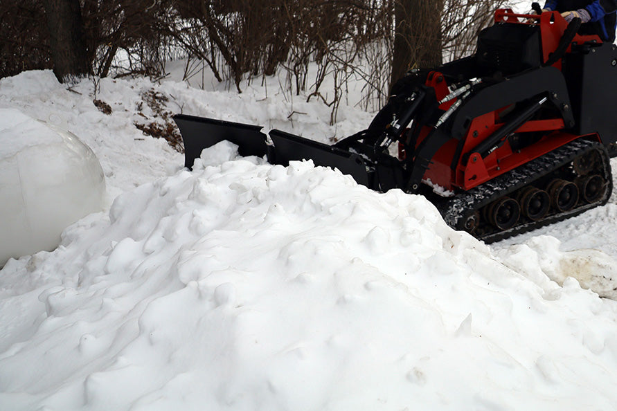 Erskine Mini V-Plow | Width 48" & 60" | 10–20 GPM | For Mini Skid Steers
