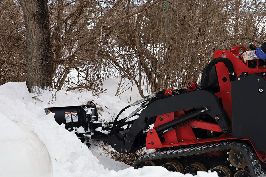 Erskine Mini V-Plow | Width 48" & 60" | 10–20 GPM | For Mini Skid Steers