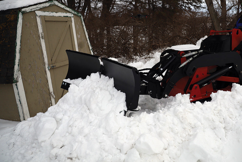 Erskine Mini V-Plow | Width 48" & 60" | 10–20 GPM | For Mini Skid Steers