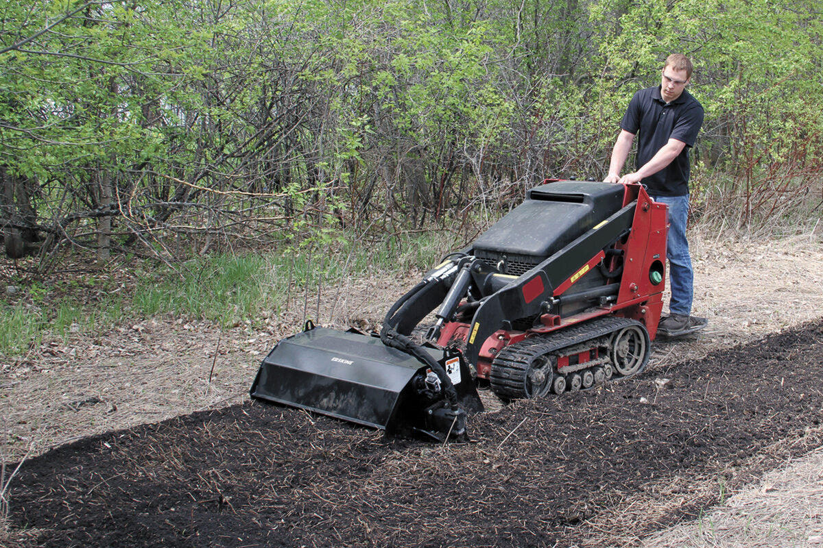 Erskine Mini Rotary Tiller | Width 50.5" | 7–16 GPM | For Mini Skid Steers & Compact Loaders