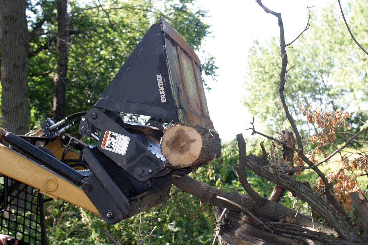 Erskine Mini 4-in-1 Combination Bucket | Width 49.5" | 10–20 GPM | For Mini Skid Steers & Compact Loaders