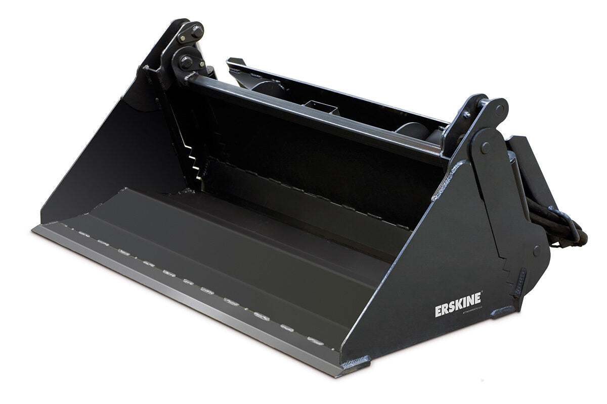 Erskine Mini 4-in-1 Combination Bucket | Width 49.5" | 10–20 GPM | For Mini Skid Steers & Compact Loaders