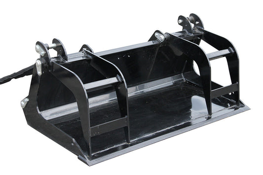 Erskine Mini Industrial Grapple Bucket | Width 49.75" | 10–20 GPM | For Mini Skid Steers & Compact Loaders