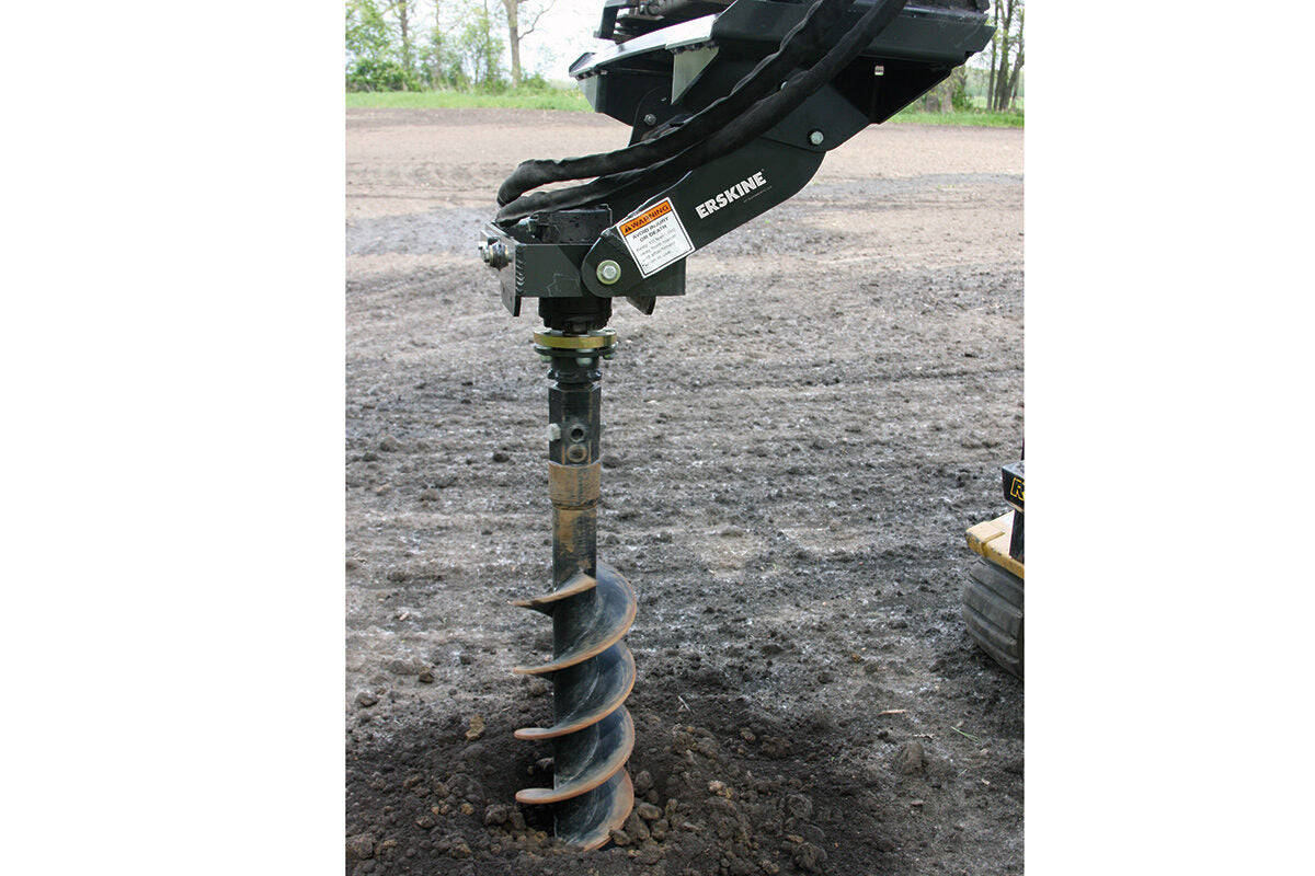 Erskine Auger Drive Adapters | 2” & 2 9/16” Shaft Options | 5–10 Ton | For Excavators