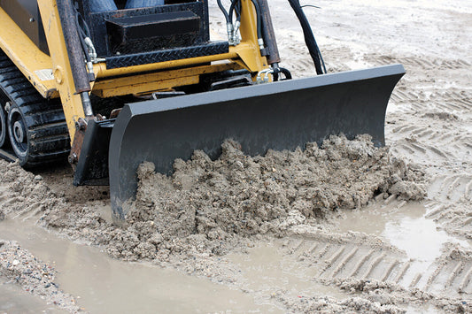 Erskine Mini 6-Way Dozer Blade/Grader/Leveler | Width 49.5" | 10–20 GPM | For Mini Skid Steers & Compact Loaders