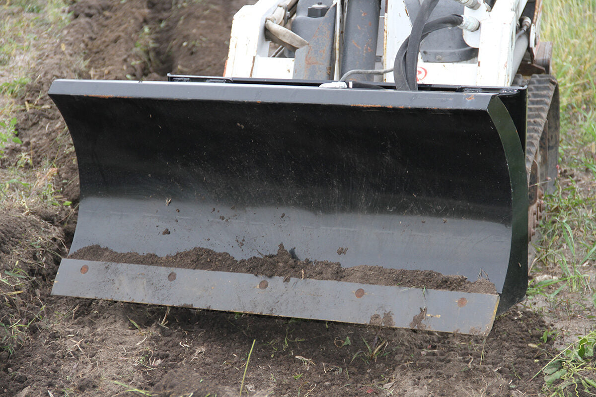 Erskine Mini 6-Way Dozer Blade/Grader/Leveler | Width 49.5" | 10–20 GPM | For Mini Skid Steers & Compact Loaders