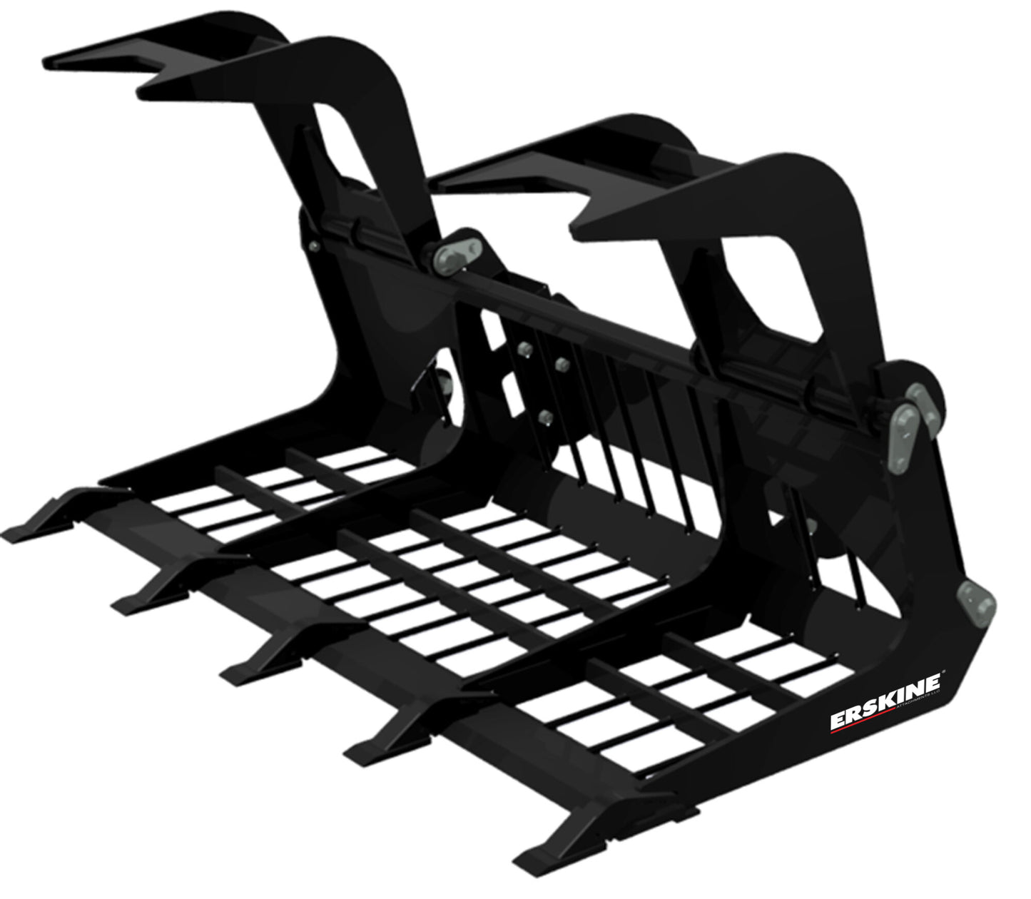 Erskine Mini Grapple Rod Bucket | Width 49.75" | 5–20 GPM | For Mini Skid Steers & Compact Loaders