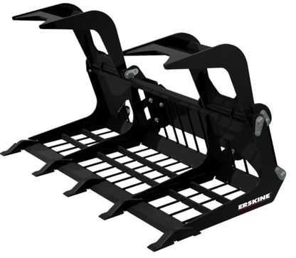 Erskine Mini Grapple Rod Bucket | Width 49.75" | 5–20 GPM | For Mini Skid Steers & Compact Loaders