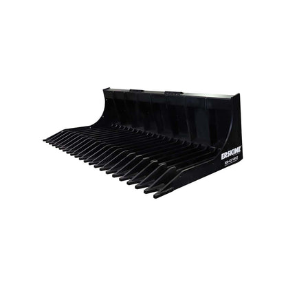 Erskine Skeleton Rock Bucket | Models 60”–84” | Grade 50 Steel | 378–740 lb | 8 To 30+ GPM | For Skid Steers & Loaders