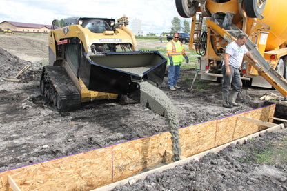 Erskine Concrete Bucket | Width 60” | 0.50 Yard Capacity | 10–20 GPM | For Skid Steer