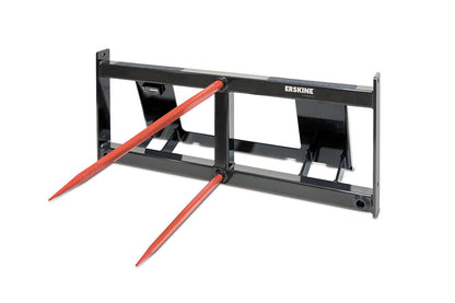 Erskine Bale Spear | Model Square & Round | Width 57” | 8–30+ GPM | 20–100+ HP | For Skid Steers & Tractors