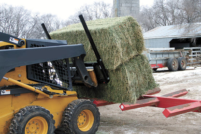 Erskine Bale Spear | Model Square & Round | Width 57” | 8–30+ GPM | 20–100+ HP | For Skid Steers & Tractors