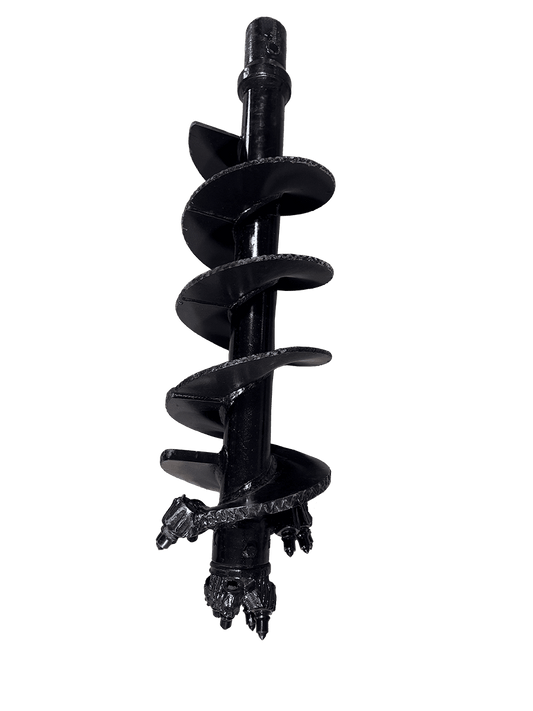 Erskine HD Rock Style Auger Bit | Diameter 6”–36” | 2” Hex or 2 9/16” Round Drive | 2–25 Ton | For Excavators
