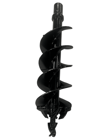 Erskine HD Rock Style Auger Bit | Diameter 6”–36” | 2” Hex or 2 9/16” Round Drive | 2–25 Ton | For Excavators