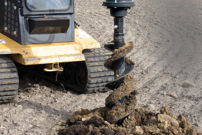 Erskine Industrial Earth Auger Drive | Model 1025PD | 48” Max Diameter | 10–25 GPM | 2–9+ Tons | For Skid Steers & Excavators