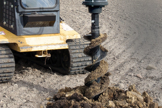 Erskine Industrial Earth Auger Drive | Model 1025PD | 48” Max Diameter | 10–25 GPM | 2–9+ Tons | For Skid Steers & Excavators
