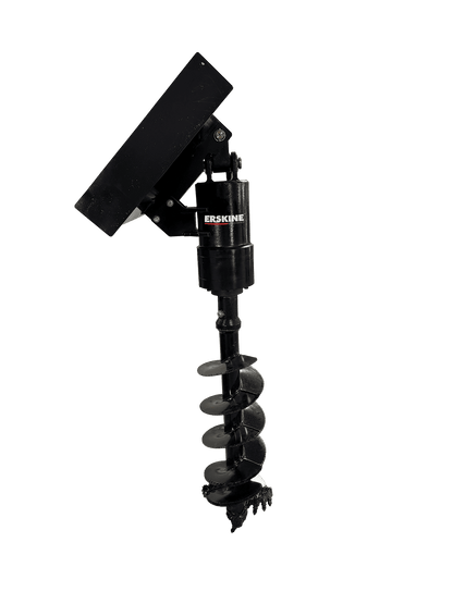 Erskine Industrial Earth Auger Drive | Model 1025PD | 48” Max Diameter | 10–25 GPM | 2–9+ Tons | For Skid Steers & Excavators