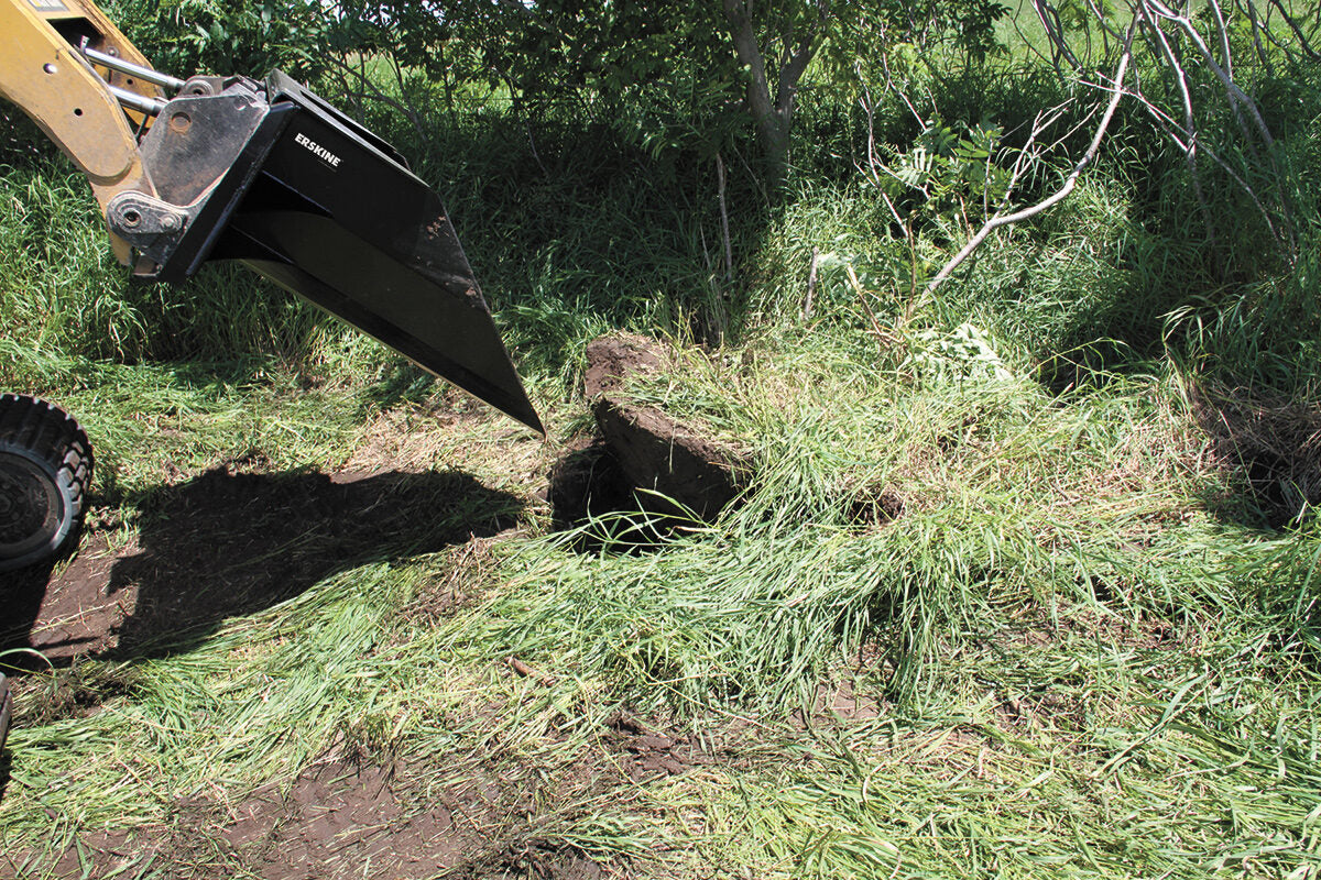 Erskine Utility Spade | 32” Root Ball | 8–30 GPM | 40 HP | For Skid Steers & Tractors