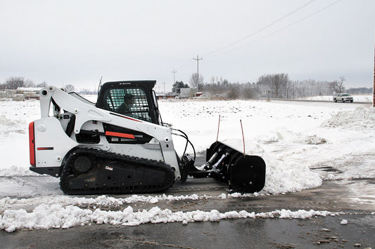 Erskine Snow/Light Material Blade | Models 72”-108” | Dual Cylinder Angling | 10–20 GPM | For Skid Steer