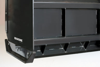Erskine Industrial Snow Pusher | Width 96” & 120” | 8–30+ GPM | 60–100 HP | For Skid Steers & Tractors