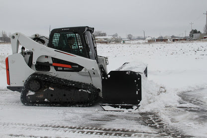 Erskine Industrial Snow Pusher | Width 96” & 120” | 8–30+ GPM | 60–100 HP | For Skid Steers & Tractors