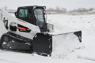Erskine Industrial Snow Pusher | Width 96” & 120” | 8–30+ GPM | 60–100 HP | For Skid Steers & Tractors