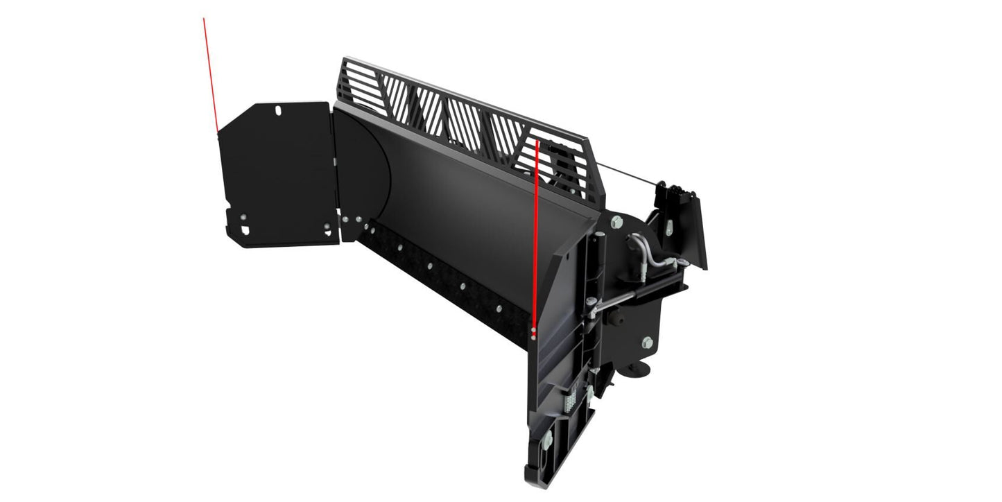 Erskine Winged Snowblade | Model 108" | Width 160" | 15–25 GPM | 25–40 HP | For Skid Steers & Tractors