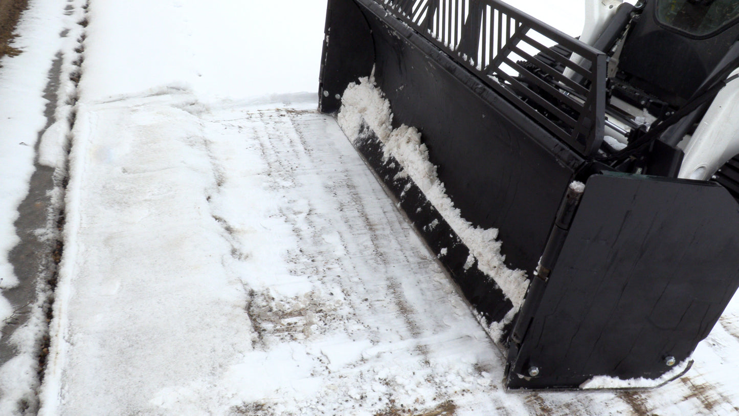 Erskine Winged Snowblade | Model 108" | Width 160" | 15–25 GPM | 25–40 HP | For Skid Steers & Tractors
