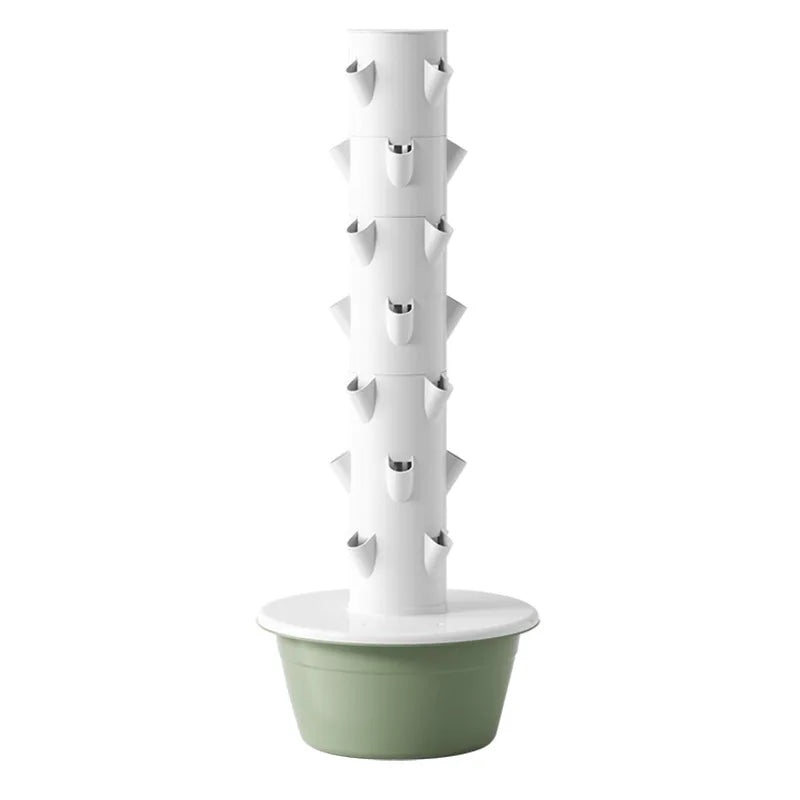 9 plant hydroponic system Lyine Hydroponic System Vertical Planter | 9-Layer Aeroponics Tower