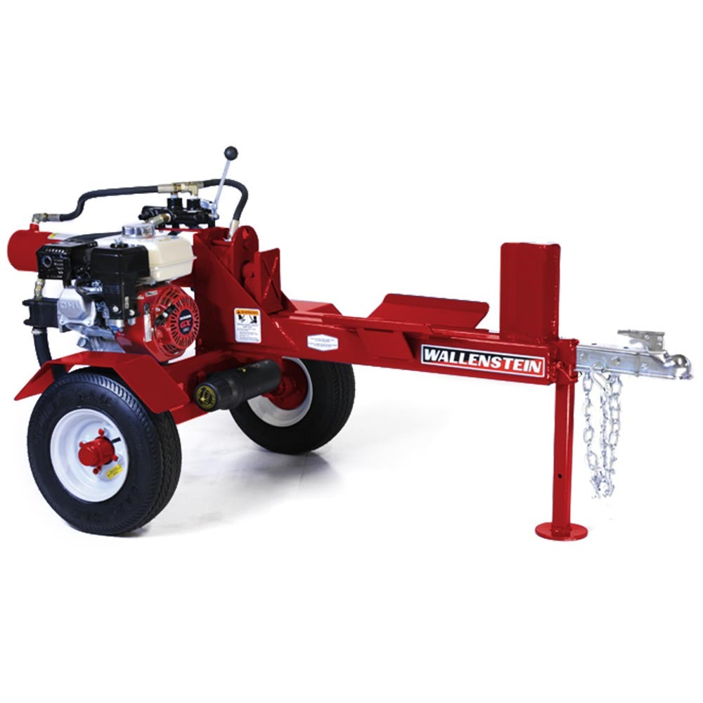 Wallenstein | Log Splitters | Models WX500 Series | Width 24" Split Opening | 20-Ton Split Force | Horizontal & Vertical Orientation | For Heavy-Duty Wood Processing